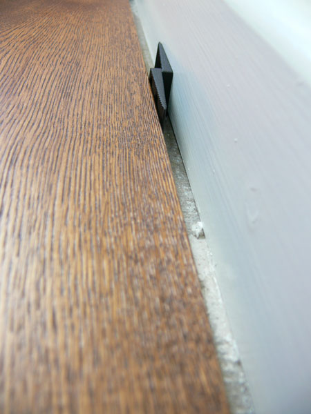 Problems with Hardwood Flooring: No expansion gap