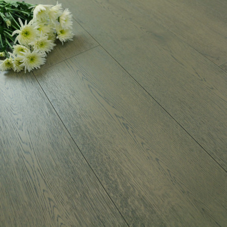 New Engineered Oak Flooring: Grey