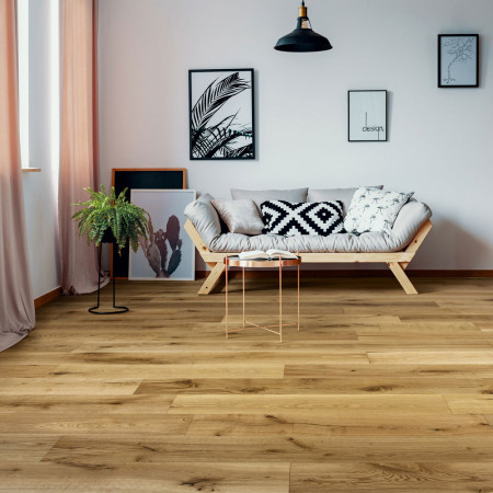 How should I prepare my room before fitting a wooden floor?