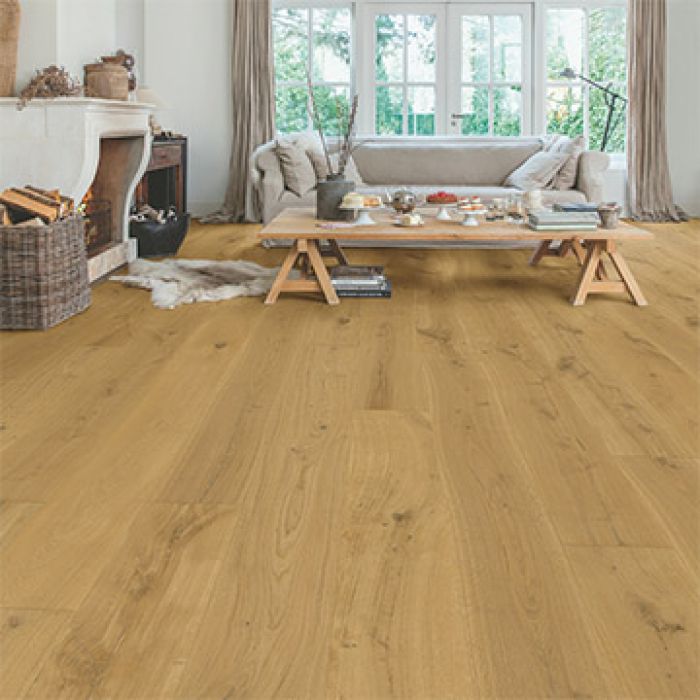 Quick Step Massimo MAS3566S 260mm Cappuccino Blonde oak Extra Matt Lacquered Click Wood Flooring 2.288m²