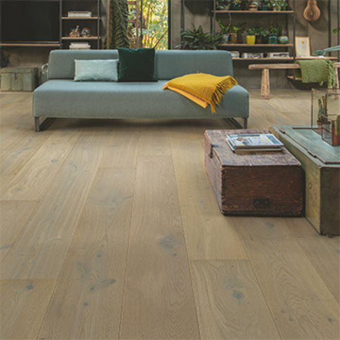 Quick Step Massimo MAS5102S 260mm White Daisy Oak Extra Matt Lacquered Click Wood Flooring 2.288m²