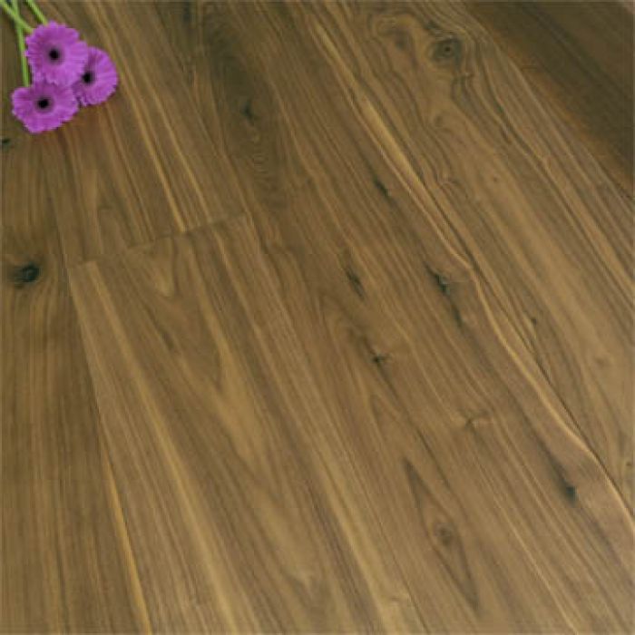 190mm Engineered UV Oiled American Black Walnut Wood Flooring 2.166m²