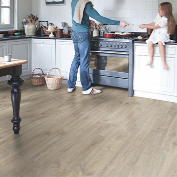 Quick-Step Creo Louisiana Oak Beige Grey CRH3175 Laminate Flooring