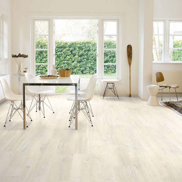 Quick-Step Creo Charlotte Oak White CRH3178 Laminate Flooring