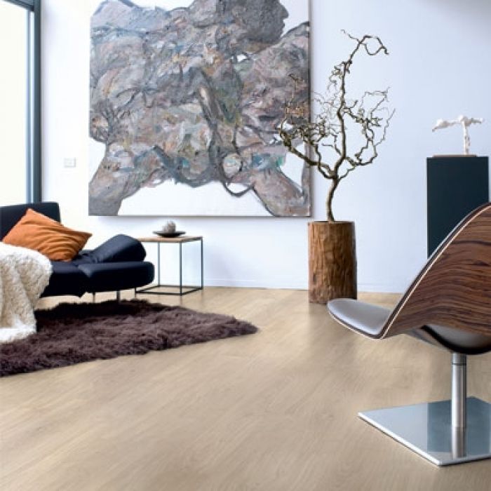 Quick-Step Eligna Light Grey Varnished Oak Planks EL1304 Laminate Flooring