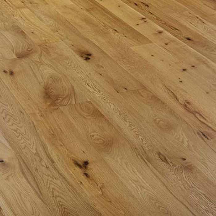 150mm Brushed & UV Oiled Engineered Rustic Oak Wood Flooring 1.71m²
