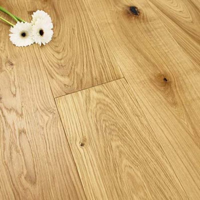 190mm UV Oiled Engineered Rustic Oak Wood Flooring 2.89m²
