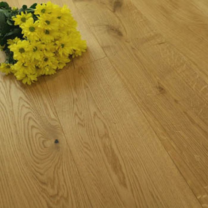 190mm Engineered Brushed & Matt Lacquered 1-Strip Oak Wood Flooring 2.88m²