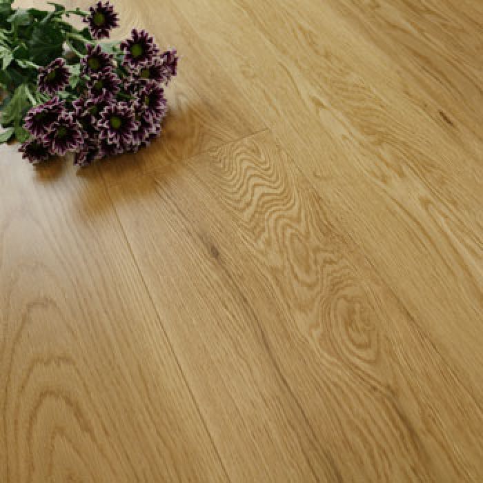 190mm Engineered Matt Lacquered 1-Strip Oak Wood Flooring 2.88m²