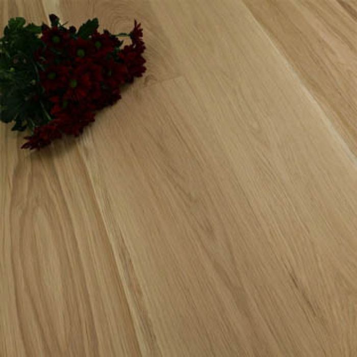 187mm Engineered Brushed & White Oiled Raw Natural Oak Wood Flooring 2.72m²