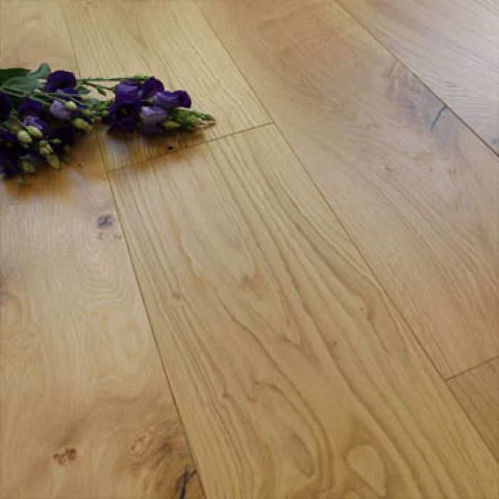 190mm Engineered Natural UV Oiled Oak Wood Flooring 2.17m²