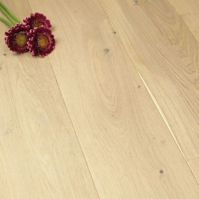 180mm Brushed & Oiled Engineered Oyster Oak Click Wood Flooring 2.77m²