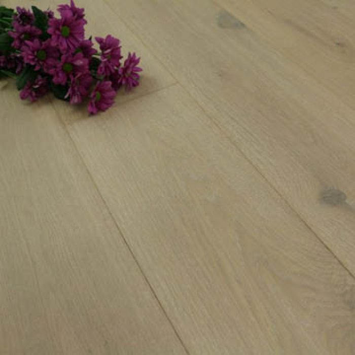 190mm Handscraped & UV Oiled Engineered White Washed Oak Wood Flooring 2.17m²