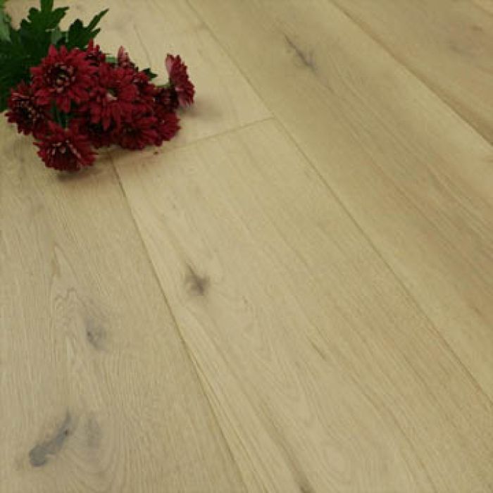 190mm Handscraped & UV Oiled Engineered Vanilla Oak Wood Flooring 2.17m²