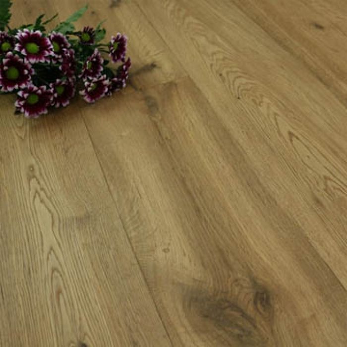 190mm Heavy Brushed & Undulating UV Oiled Engineered Oak Wood Flooring 2.17m²