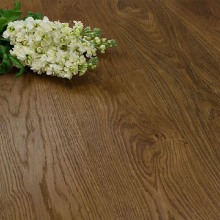 190mm Handscraped & UV Oiled Engineered Bronze Oak Wood Flooring 2.17m²
