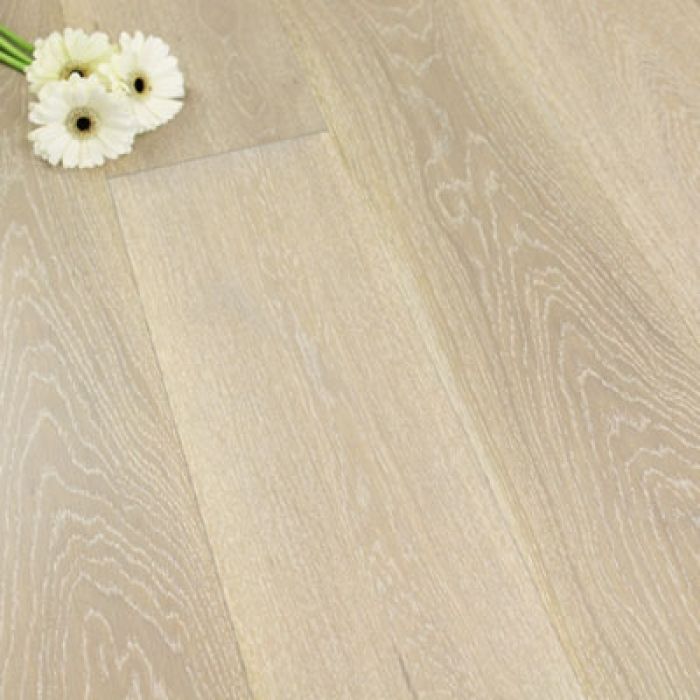 180mm Matt Lacquered Engineered Nordic Grey Oak Click Wood Flooring 2.77m²