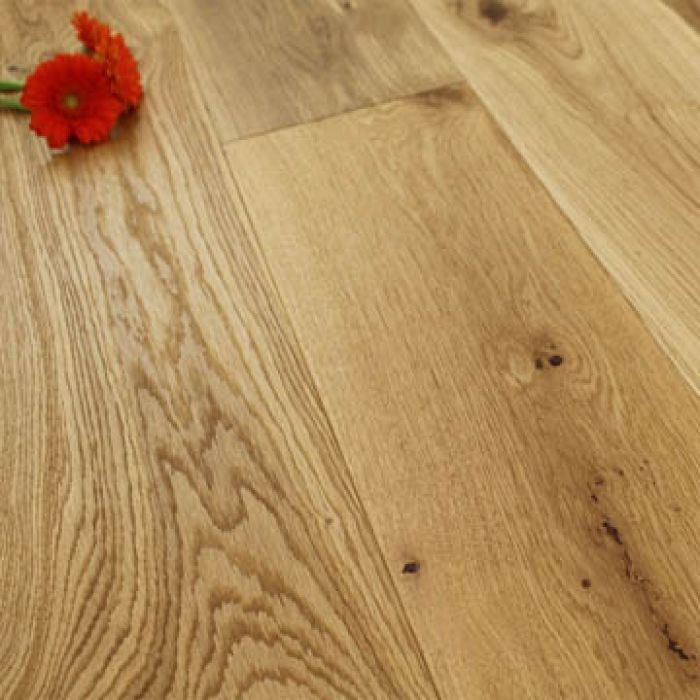 190mm Brushed & Oiled Engineered Oak Wood Flooring 1.80m²