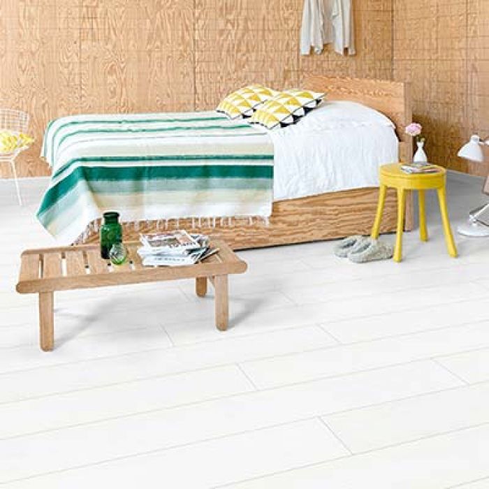 Quick-Step Impressive White Planks IM1859 Laminate Flooring