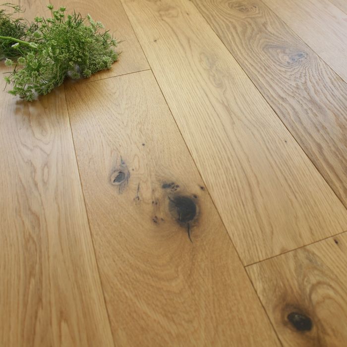 150mm Engineered Rustic UV Oiled Oak Wood Flooring 2.28m²