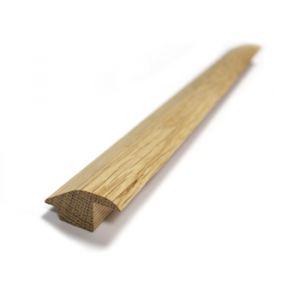 Solid Oak 18mm Wood to Carpet Door Bar Threshold
