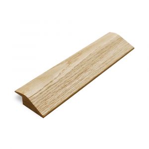 Solid Oak 15mm R Section Door Bar Threshold Ramp