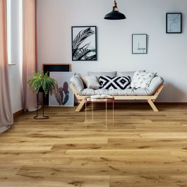 190mm Engineered Brushed & UV Oiled Natural Charnwood Oak Flooring 2.166m²