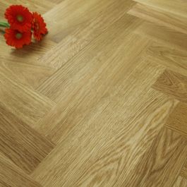 70mm Herringbone Engineered Prime Oak Oiled Parquet Wood Flooring 1.47m²