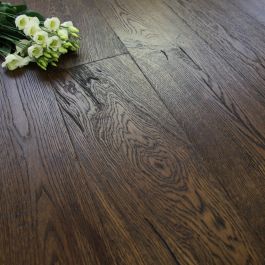 190mm Engineered Brushed and UV Oiled Distressed Antique Oak Wood Flooring 2.89m²