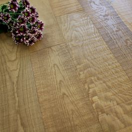 150mm Matt Lacquered Engineered Raw Sawn Oak 18mm Wood Flooring 1.98m²