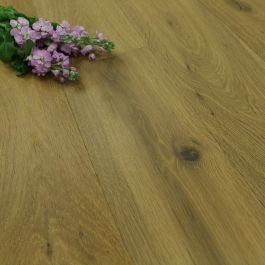 190mm Brushed, Smoked & Natural Oiled Engineered Oak Wood Flooring 2.89m²