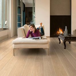 Quick-Step Largo White Varnished Oak Planks LPU1283 Laminate Flooring
