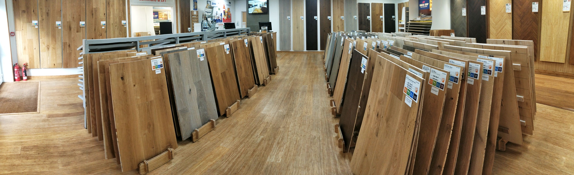 Ambience Hardwood Flooring Panoramic Shot